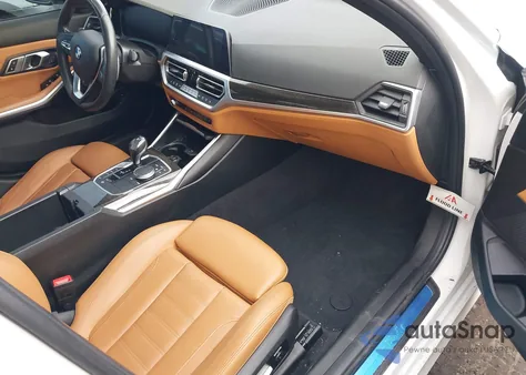 2021 BMW 330I xDrive из США, поврежденный, VIN 3MW5R7J01M8B58889